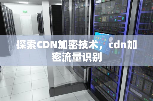 探索CDN加密技术，cdn加密流量识别