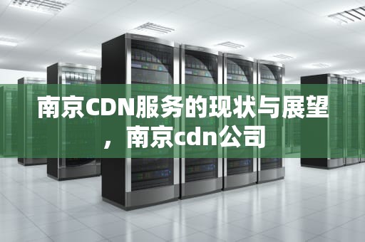 南京CDN服务的现状与展望，南京cdn公司