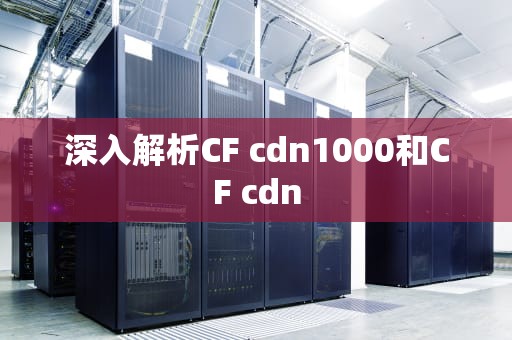 深入解析CF cdn1000和CF cdn