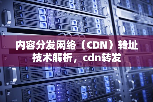内容分发网络（CDN）转址技术解析，cdn转发