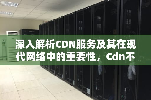 深入解析CDN服务及其在现代网络中的重要性，Cdn不包括以下哪个要件