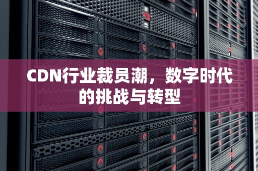CDN行业裁员潮，数字时代的挑战与转型