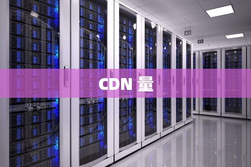 CDN 量