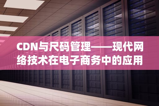 CDN与尺码管理——现代网络技术在电子商务中的应用，cdn尺码s/p