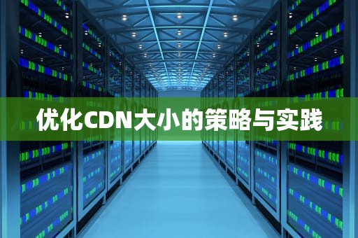 优化CDN大小的策略与实践