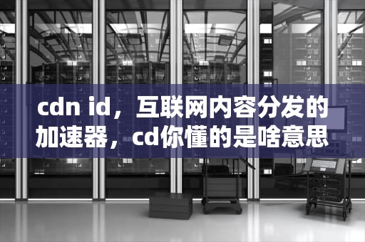 cdn id，互联网内容分发的加速器，cd你懂的是啥意思