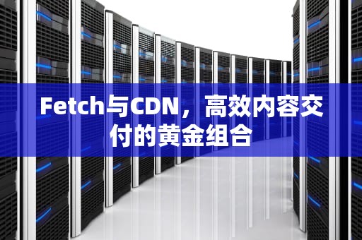 Fetch与CDN，高效内容交付的黄金组合