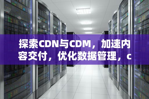 探索CDN与CDM，加速内容交付，优化数据管理，cdmcdn