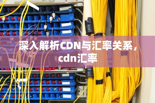 深入解析CDN与汇率关系，cdn汇率