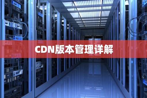 CDN版本管理详解