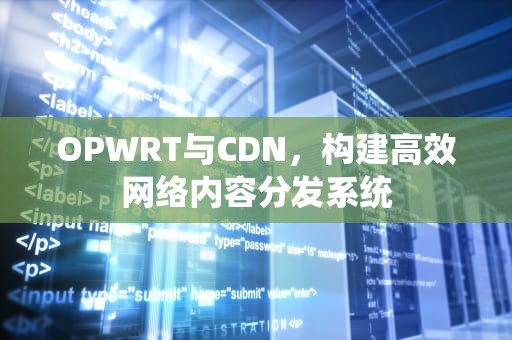 OPWRT与CDN，构建高效网络内容分发系统
