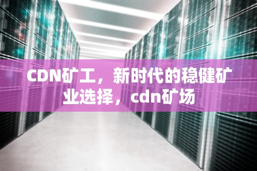 CDN矿工，新时代的稳健矿业选择，cdn矿场