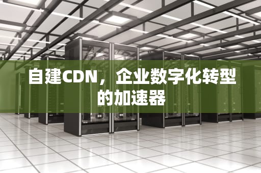自建CDN，企业数字化转型的加速器