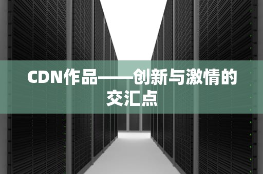 CDN作品——创新与激情的交汇点