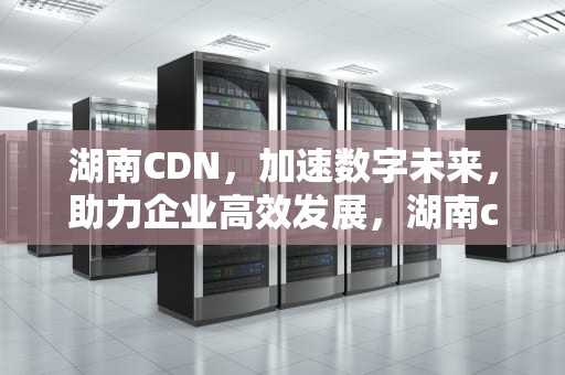 湖南CDN，加速数字未来，助力企业高效发展，湖南cdn流量回收公司