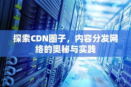 探索CDN圈子，内容分发网络的奥秘与实践