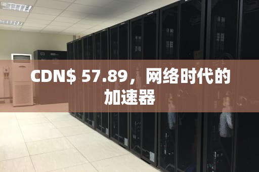 CDN$ 57.89，网络时代的加速器