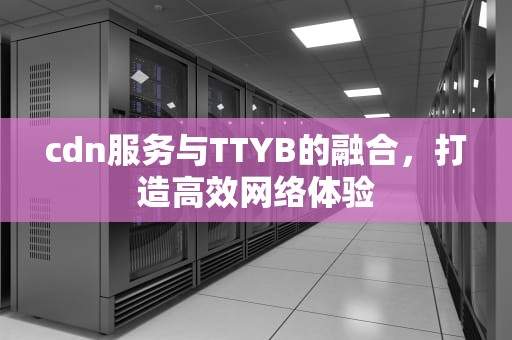 cdn服务与TTYB的融合，打造高效网络体验