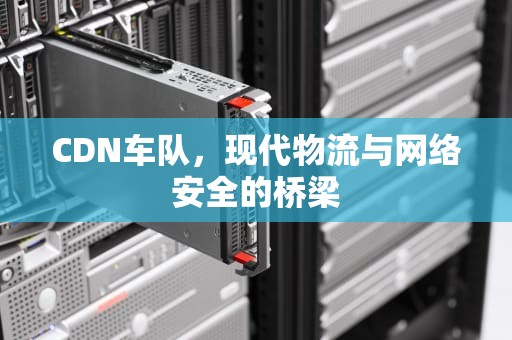 CDN车队，现代物流与网络安全的桥梁