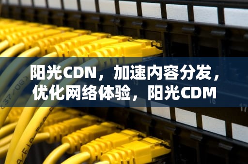 阳光CDN，加速内容分发，优化网络体验，阳光CDM