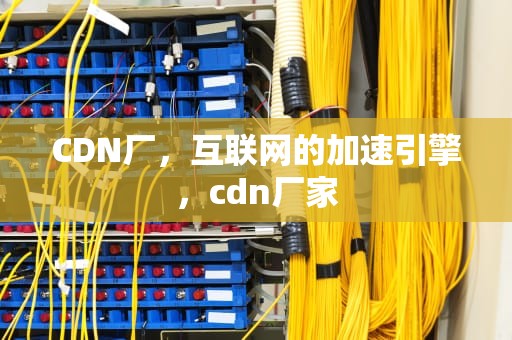 CDN厂，互联网的加速引擎，cdn厂家