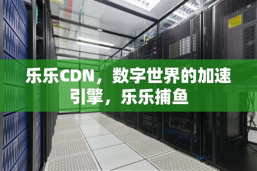乐乐CDN，数字世界的加速引擎，乐乐捕鱼