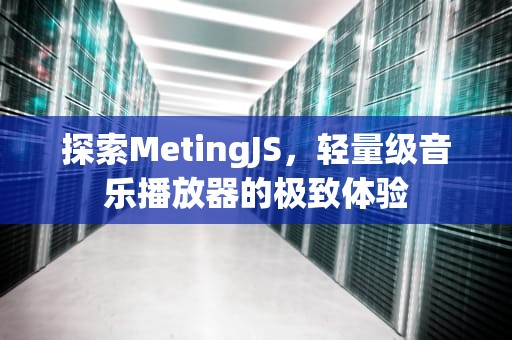 探索MetingJS，轻量级音乐播放器的极致体验