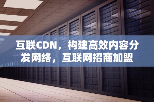 互联CDN，构建高效内容分发网络，互联网招商加盟