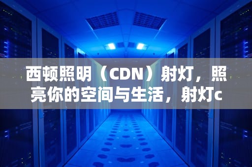 西顿照明（CDN）射灯，照亮你的空间与生活，射灯cd一般多少