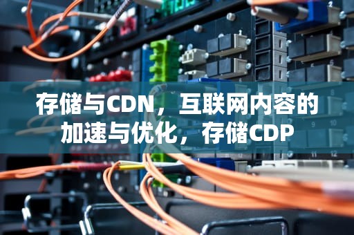 存储与CDN，互联网内容的加速与优化，存储CDP