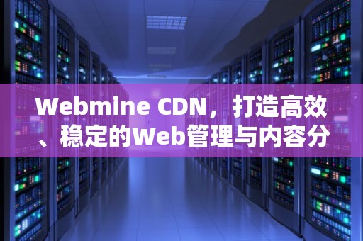 Webmine CDN，打造高效、稳定的Web管理与内容分发