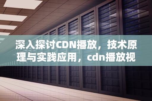 深入探讨CDN播放，技术原理与实践应用，cdn播放视频划算吗