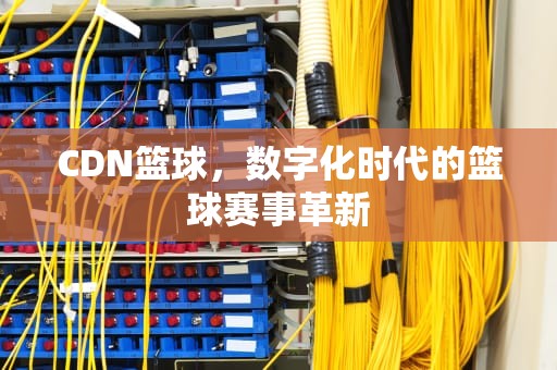 CDN篮球，数字化时代的篮球赛事革新