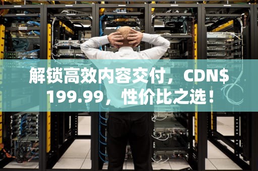 解锁高效内容交付，CDN$199.99，性价比之选！