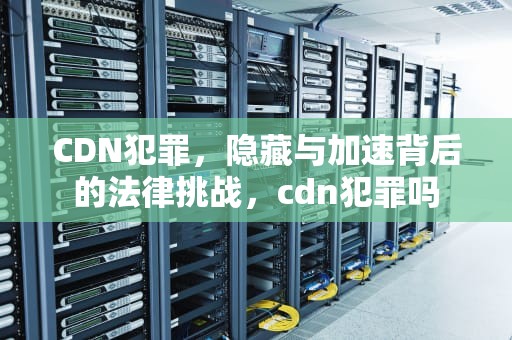 CDN犯罪，隐藏与加速背后的法律挑战，cdn犯罪吗