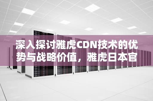 深入探讨雅虎CDN技术的优势与战略价值，雅虎日本官网