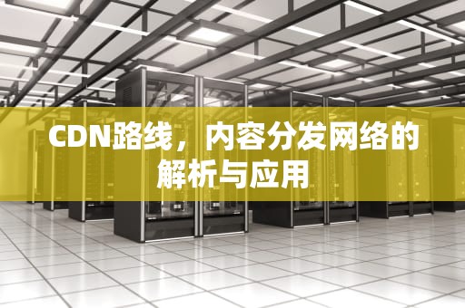 CDN路线，内容分发网络的解析与应用