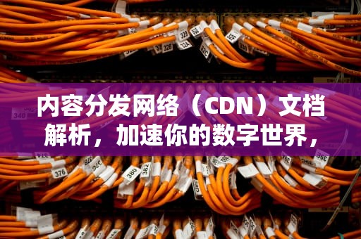 内容分发网络（CDN）文档解析，加速你的数字世界，cdn文档介绍