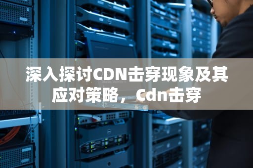 深入探讨CDN击穿现象及其应对策略，Cdn击穿