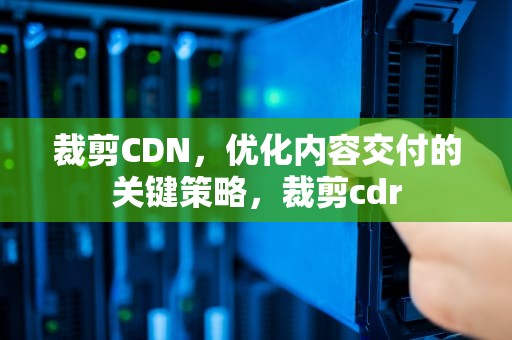 裁剪CDN，优化内容交付的关键策略，裁剪cdr