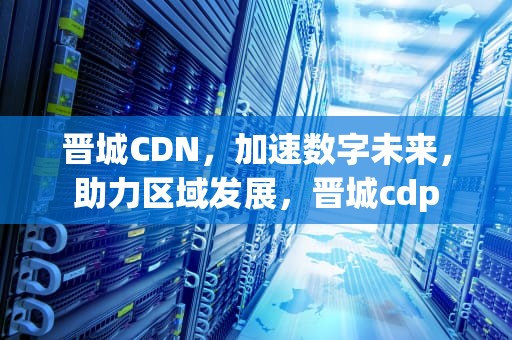晋城CDN，加速数字未来，助力区域发展，晋城cdp