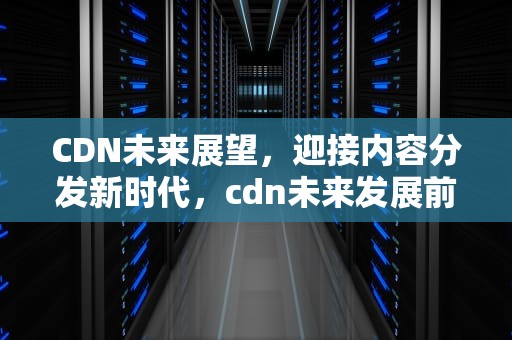 CDN未来展望，迎接内容分发新时代，cdn未来发展前景