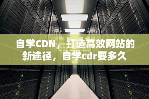自学CDN，打造高效网站的新途径，自学cdr要多久