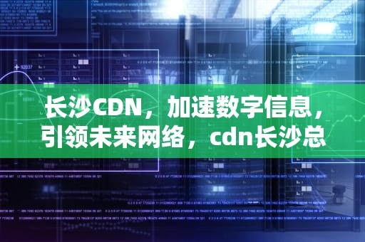 长沙CDN，加速数字信息，引领未来网络，cdn长沙总部地址