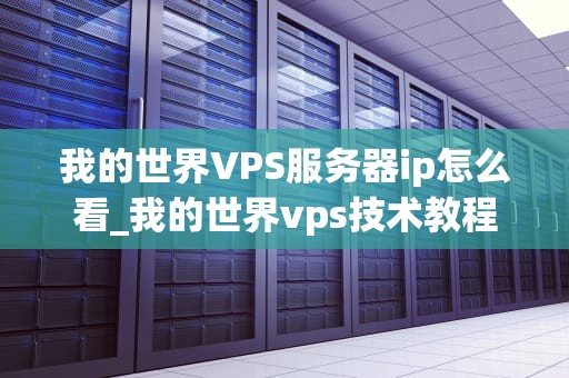 我的世界VPS服务器ip怎么看_我的世界vps技术教程_我的世界VPS服务器IP的查看方法
