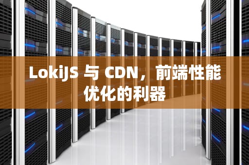 LokiJS 与 CDN，前端性能优化的利器