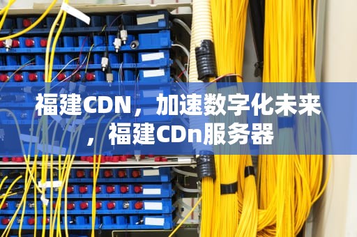 福建CDN，加速数字化未来，福建CDn服务器