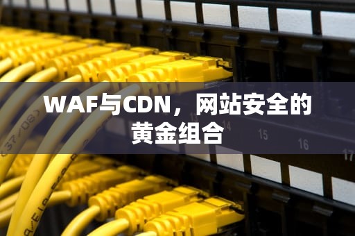 WAF与CDN，网站安全的黄金组合