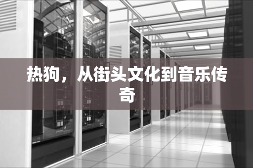 热狗，从街头文化到音乐传奇