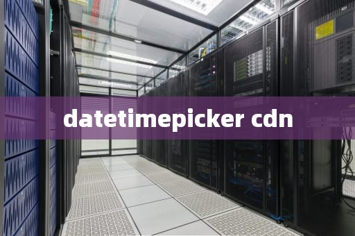 datetimepicker cdn